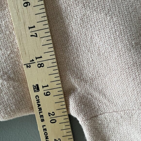 Levi's Sweater Womens XS Pink Blush Crewneck Side Zip Knit Pullover Long Sleeve - Picture 8 of 9